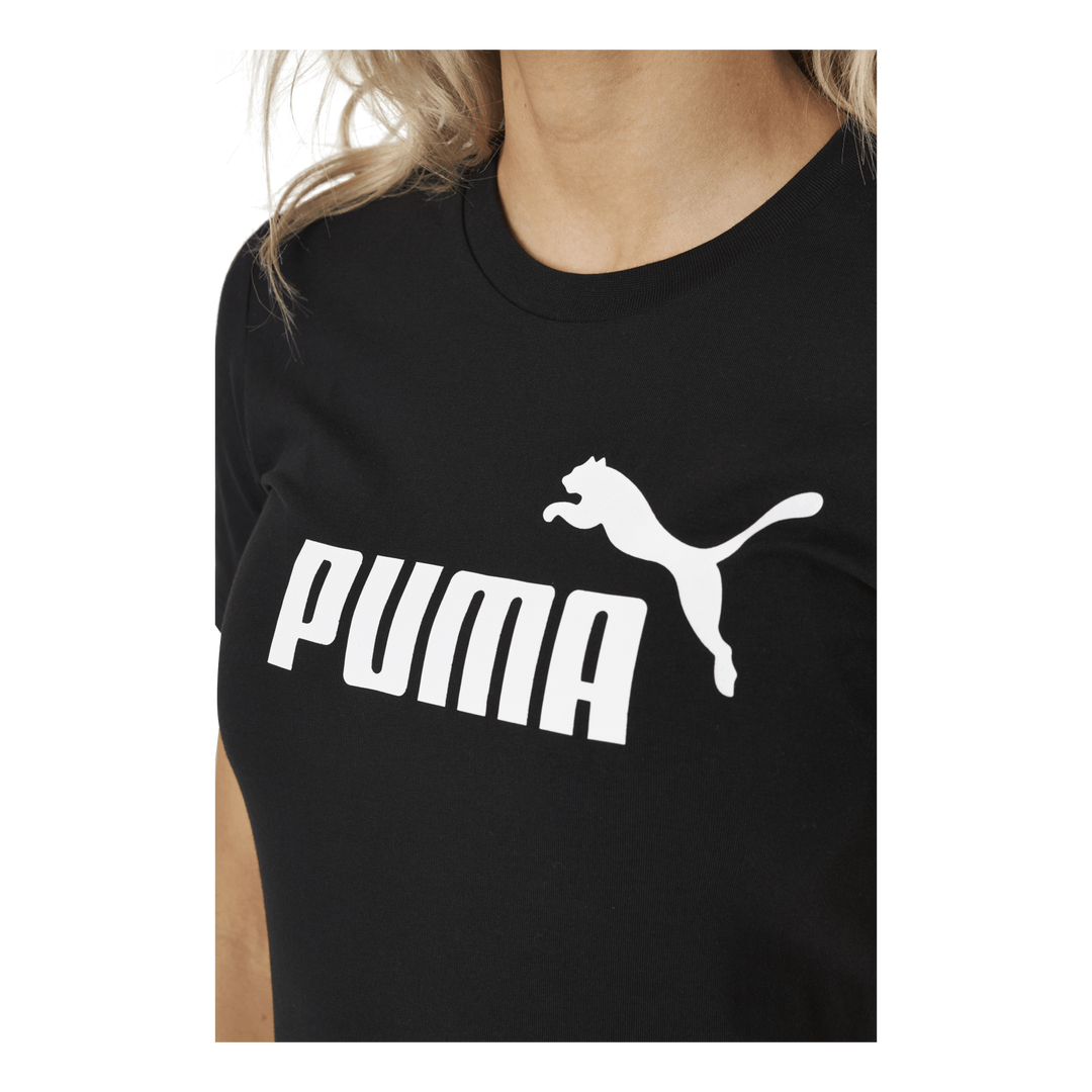 Puma Essential Slim Tee Dress Black –