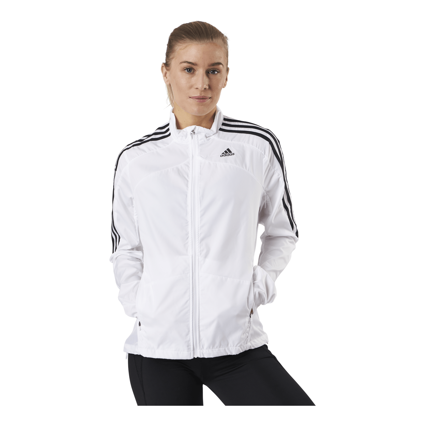 Ladies white adidas 2024 jacket