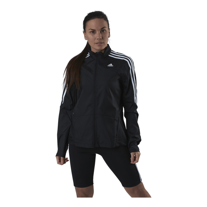 Adidas Marathon Jacket 3 Stripe Women Black