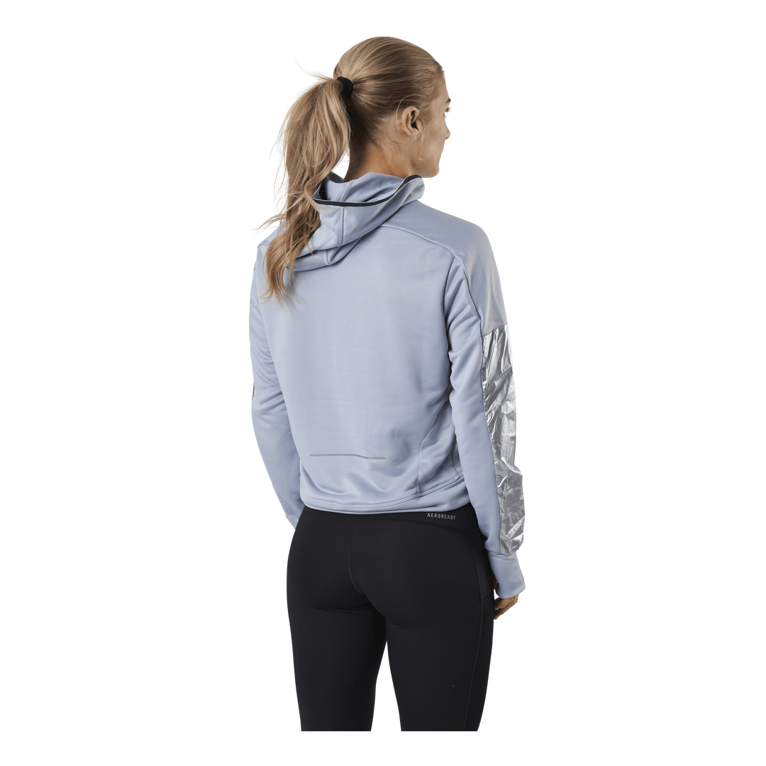adidas Space Race Hoodie Women Halo Silver Sportamore