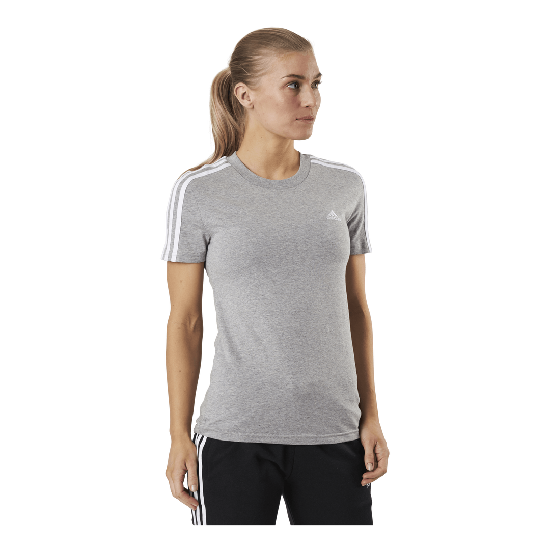 Essentials Slim T-Shirt Medium Grey Heather / White