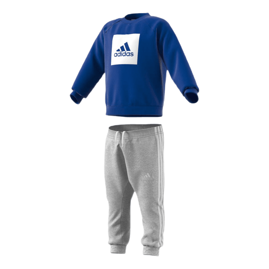 I Logo Jogger Fleece White / Team Royal Blue