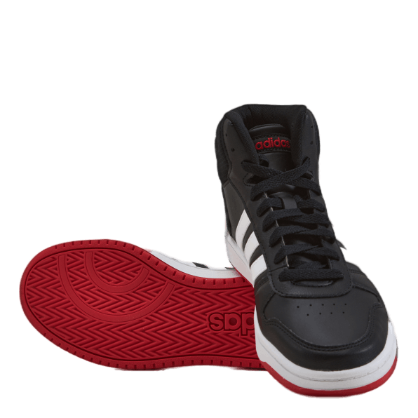 Hoops 2.0 Mid Shoes Core Black / Cloud White / Vivid Red