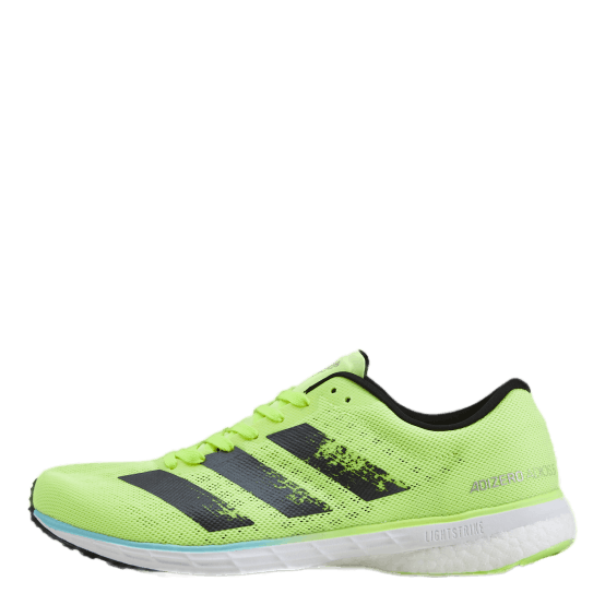 Adizero Adios 5 M Solar Yellow / Core Black / Clear Aqua