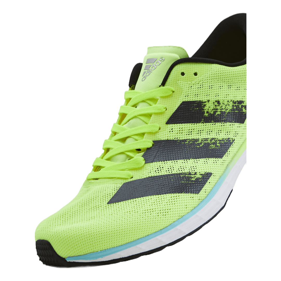 Adizero Adios 5 M Solar Yellow / Core Black / Clear Aqua