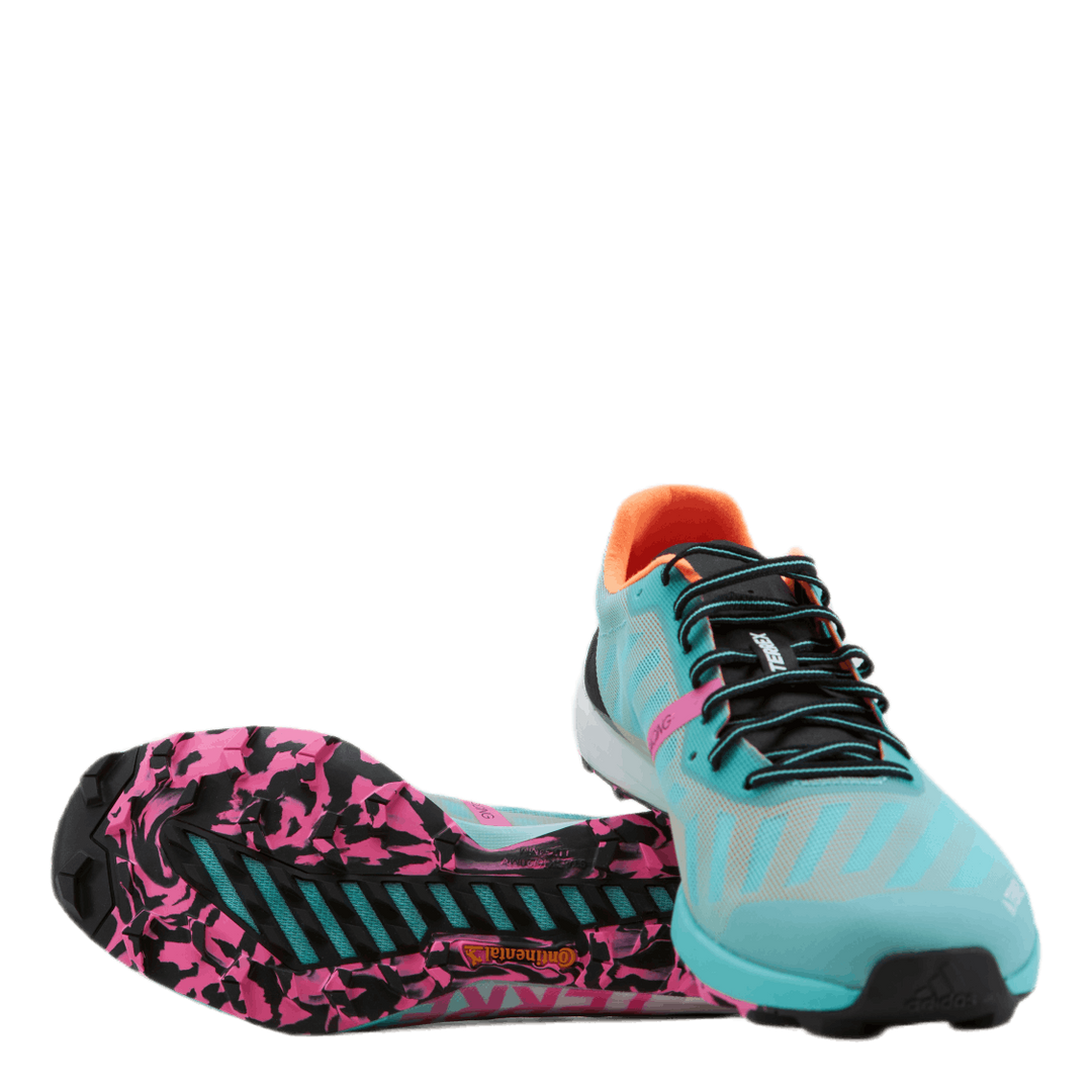 Terrex Speed Pro Trail Running Shoes Acid Mint / Core Black / Screaming Pink