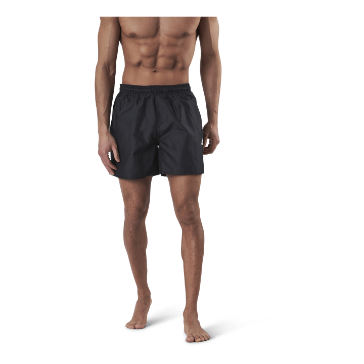 Short Length Solid Swim Short Black