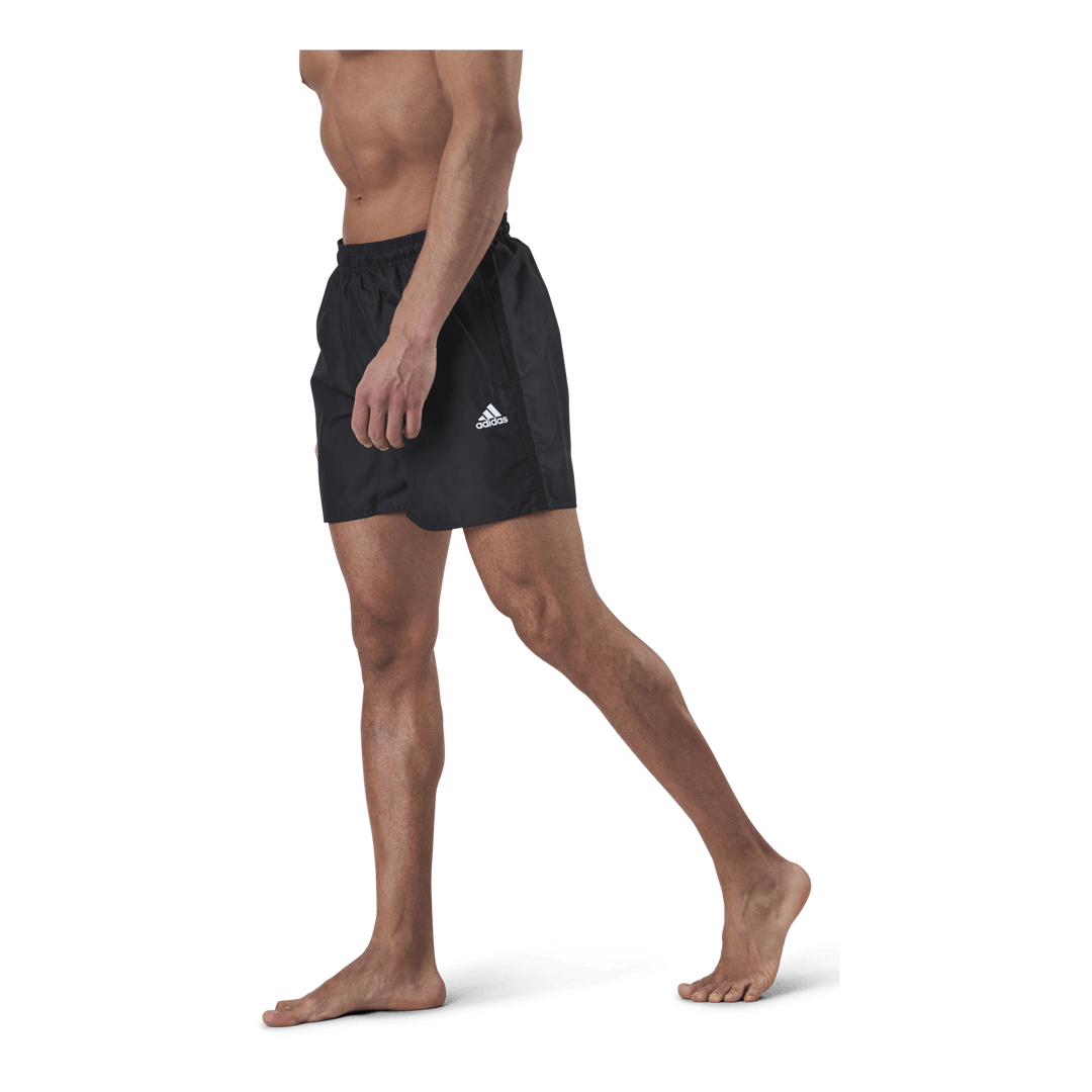 Short Length Solid Swim Short Black