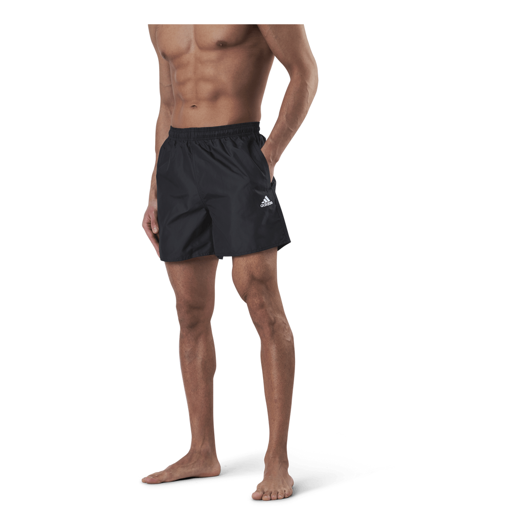 Short Length Solid Swim Short Black