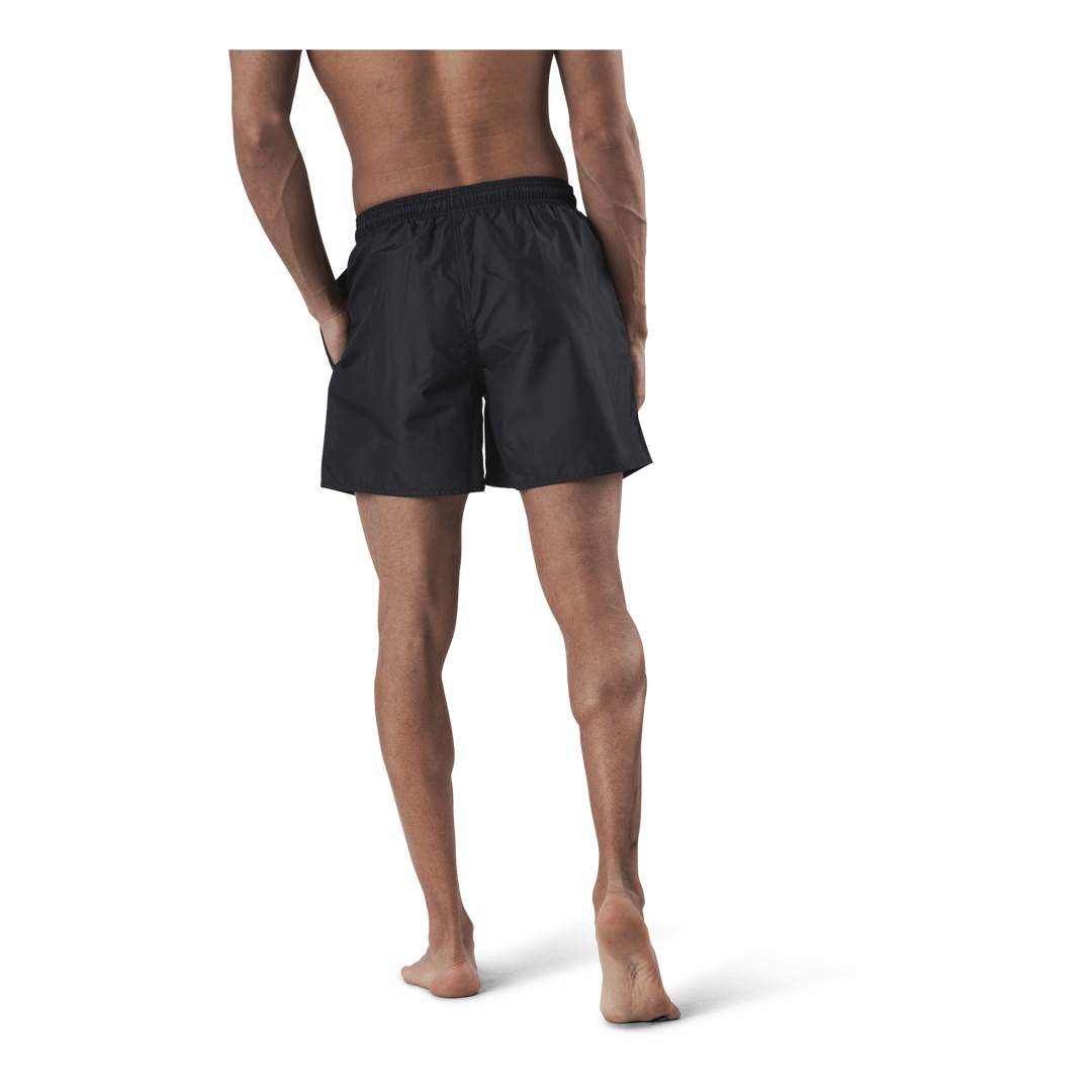 Short Length Solid Swim Short Black