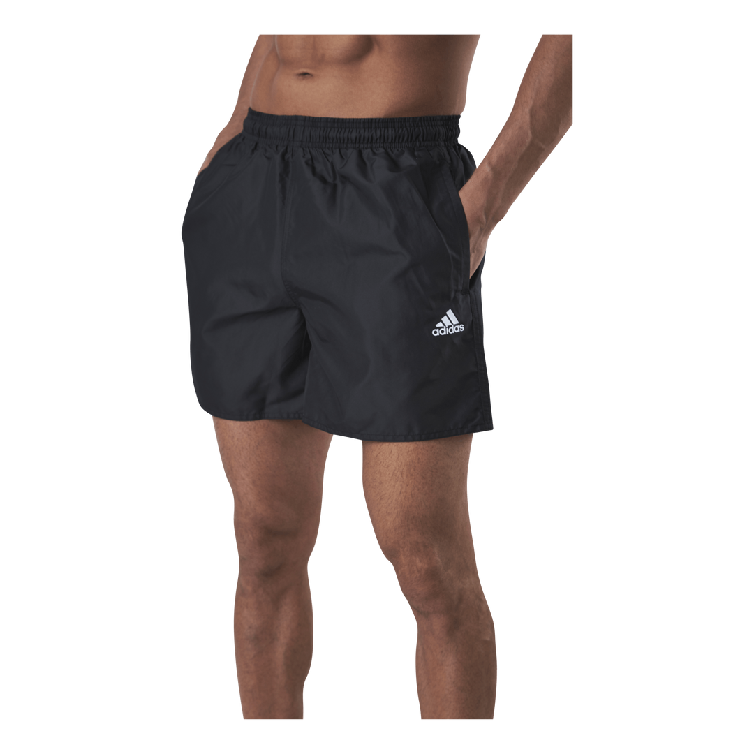 Short Length Solid Swim Short Black