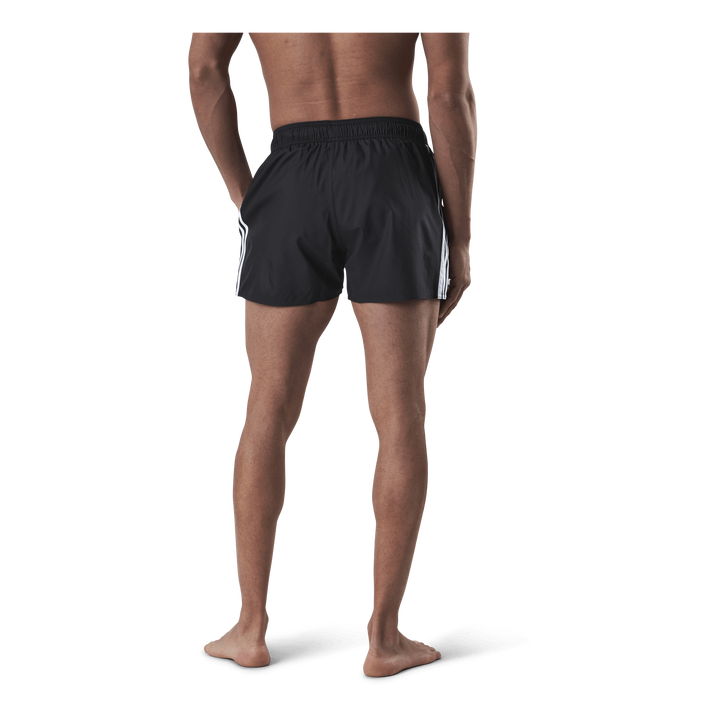 Very Short Length Classic 3Stripes Swim Short Black