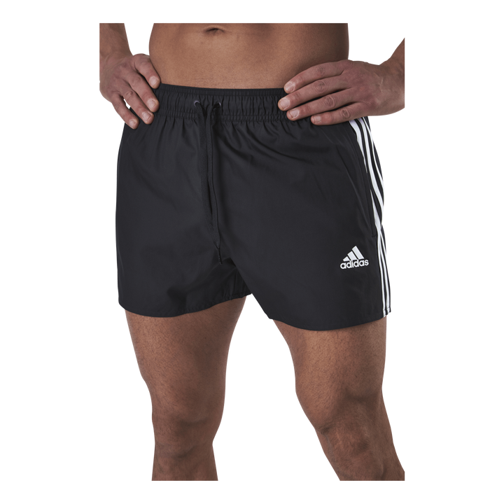 Very Short Length Classic 3Stripes Swim Short Black