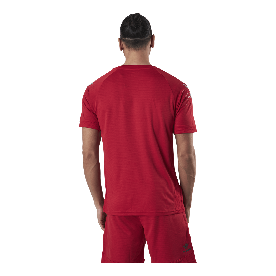 Poly SS Jersey Red