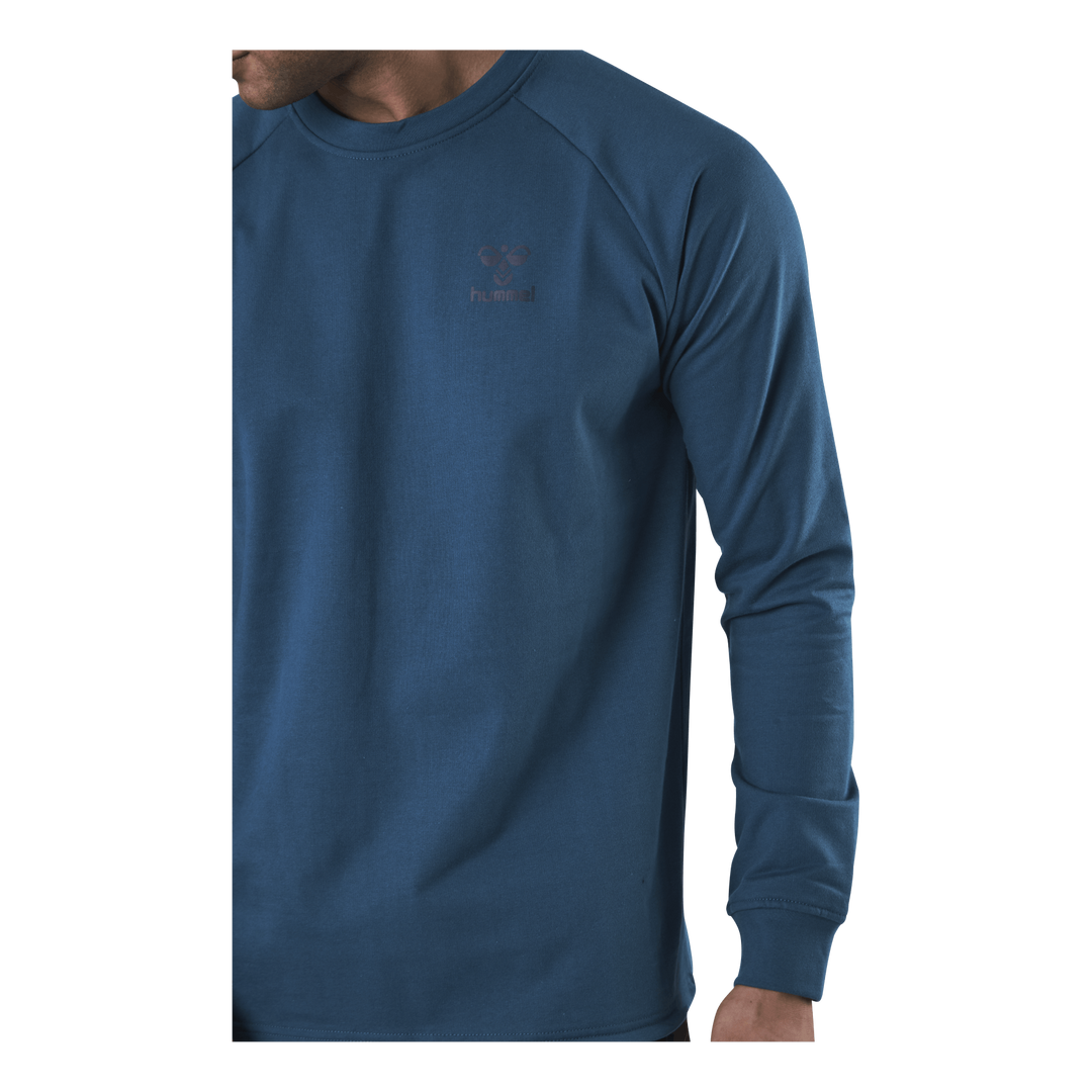 Cotton Sweatshirt Blue/Grey