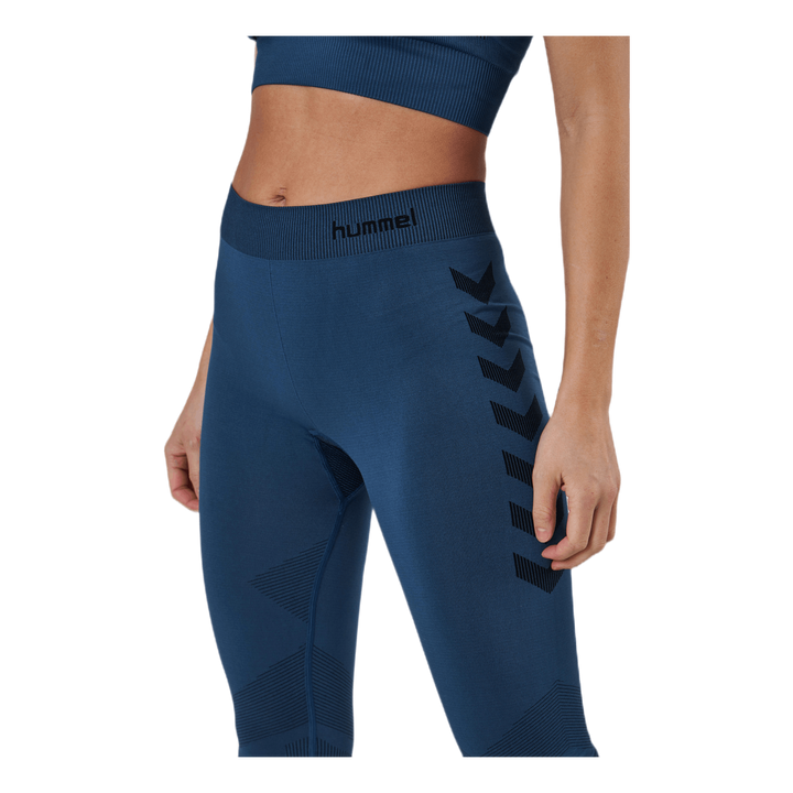 Seamless Training Tights Blue