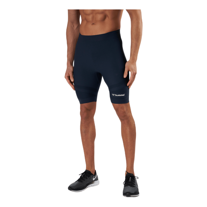 Cube Seamless Shorts Blue