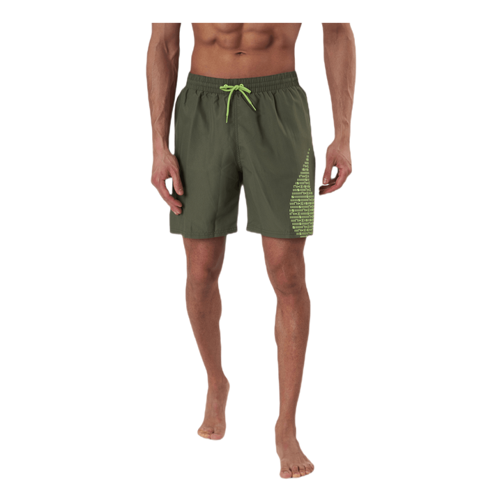 7" Volley Short Green