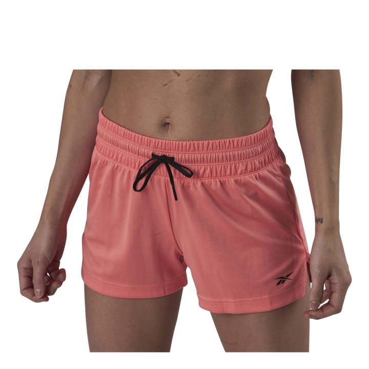 Wor Knit Poly Short Pink