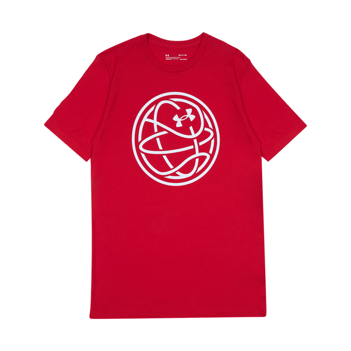 Hoops Icon Tee Red