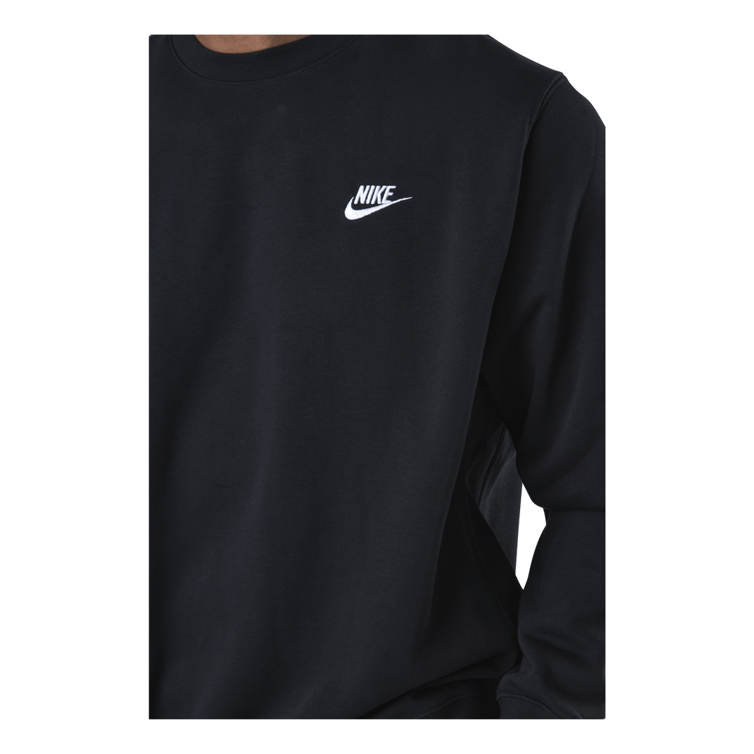 Nike Sportswear Club Men's French Terry Crew BLACK/WHITE