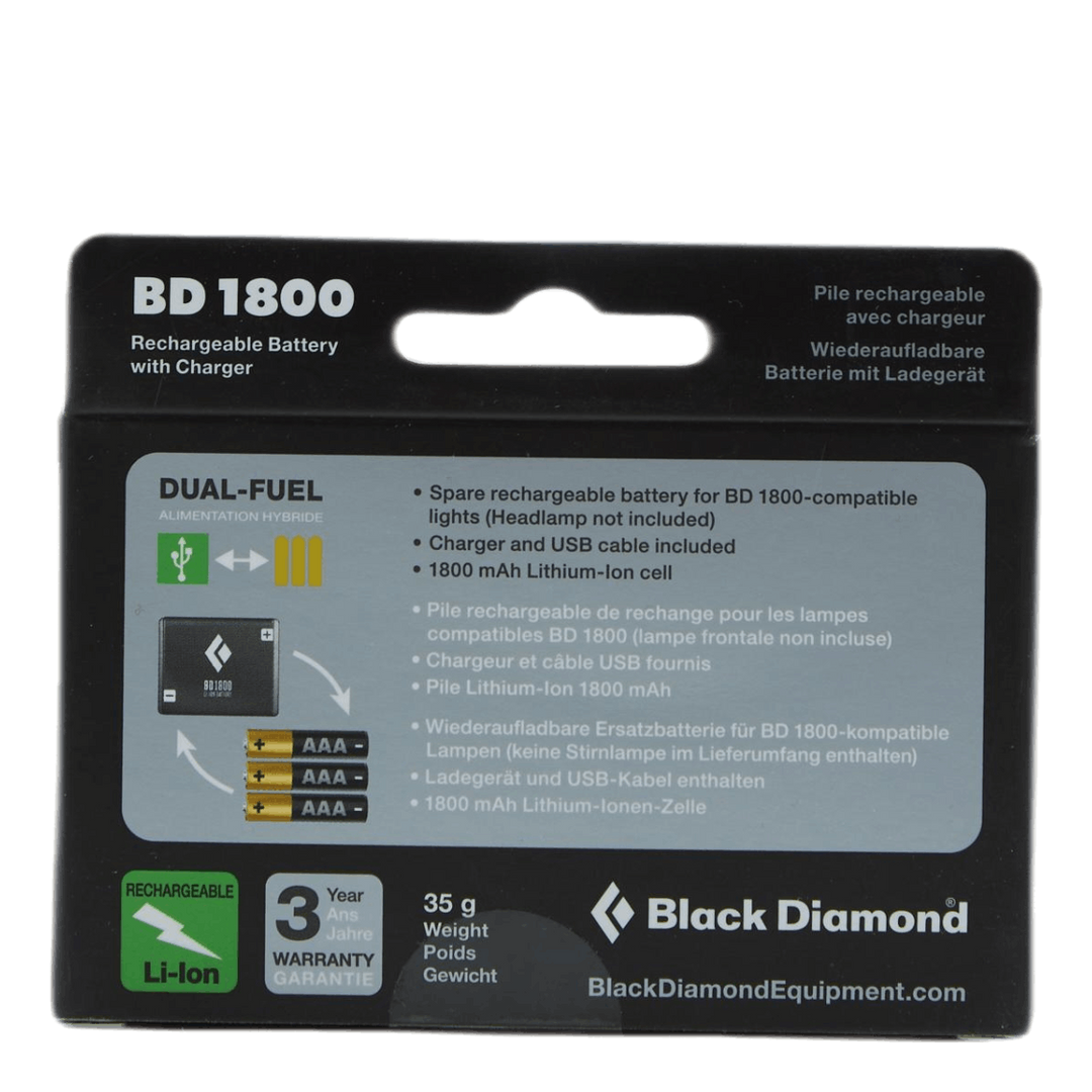 BD 1800 Battery & Charger Black