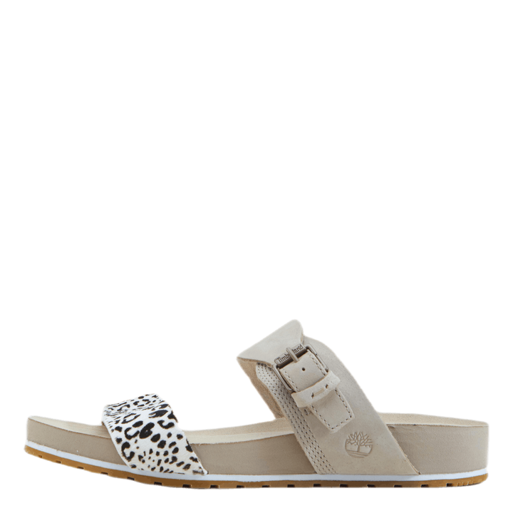 Timberland Malibu Waves 2 Band Slide White Black Sportamore
