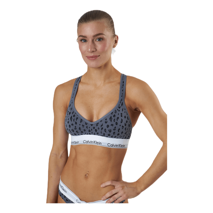 Modern Cotton Lift Bralette Grey