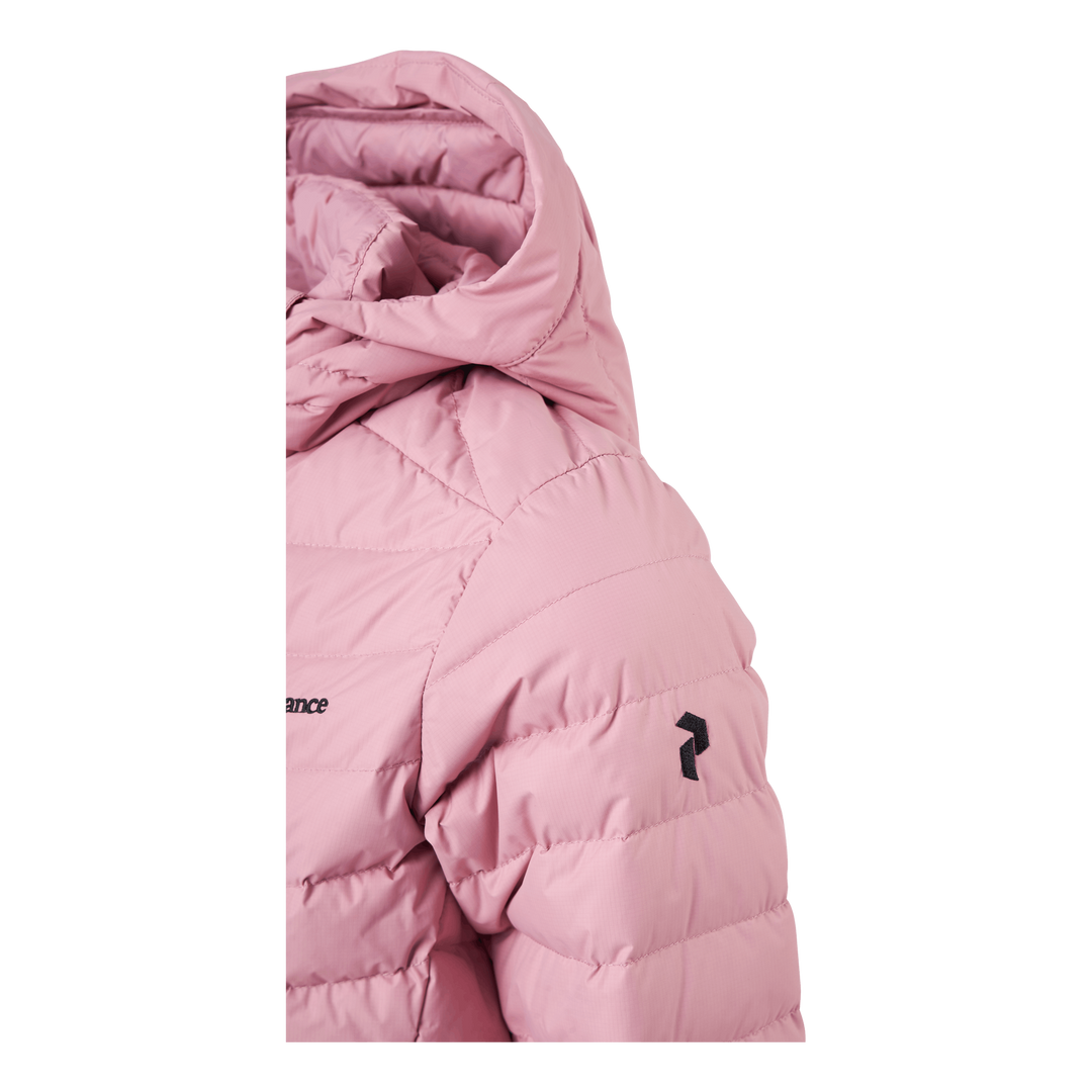Peak Performance Junior Frost Down Hood Jacket Pink Sportamore