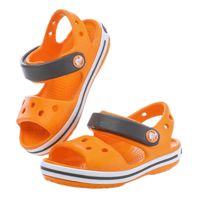 Crocband Sandal Kids Orange/Grey