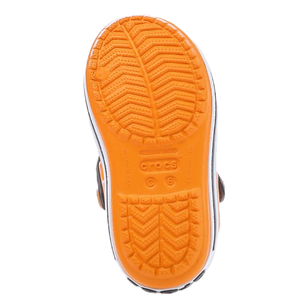 Crocband Sandal Kids Orange/Grey