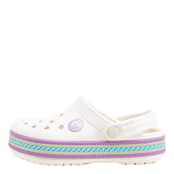 Crocband Sport Cord Clog Kids White