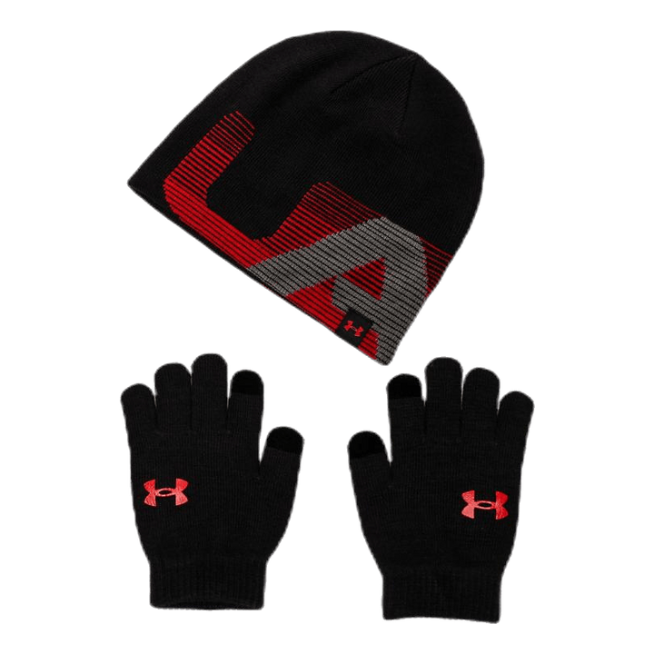 Beanie/Glove Combo Junior Black