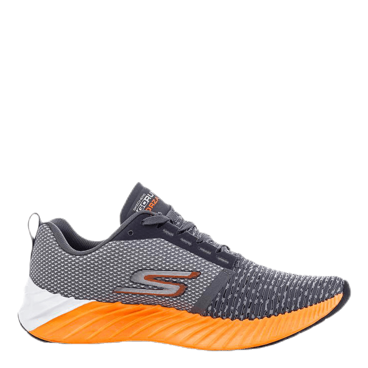 Skechers Mens GO Run Forza 3 Orange Grey Sportamore
