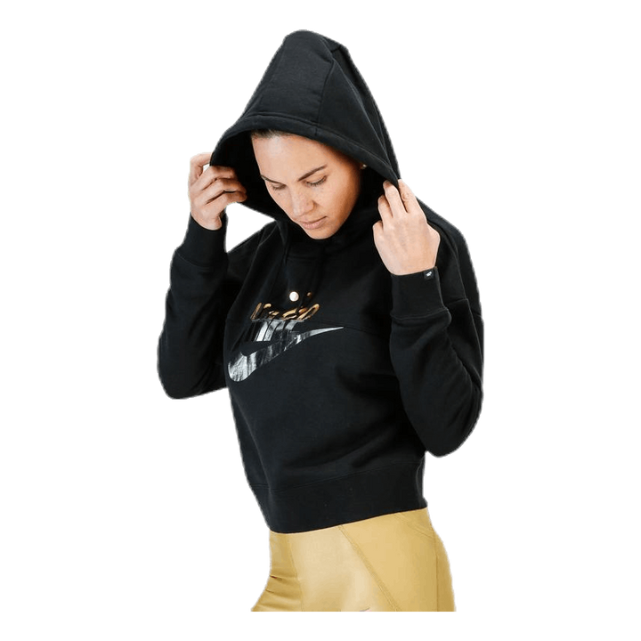 Rally Metallic Hoodie Black