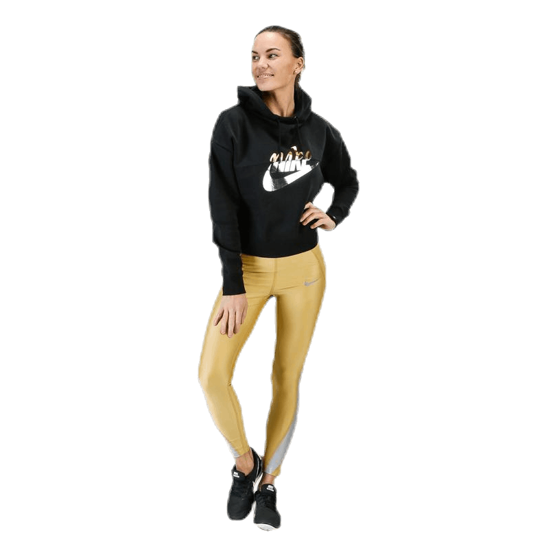 Nike Rally Metallic Hoodie Black Sportamore