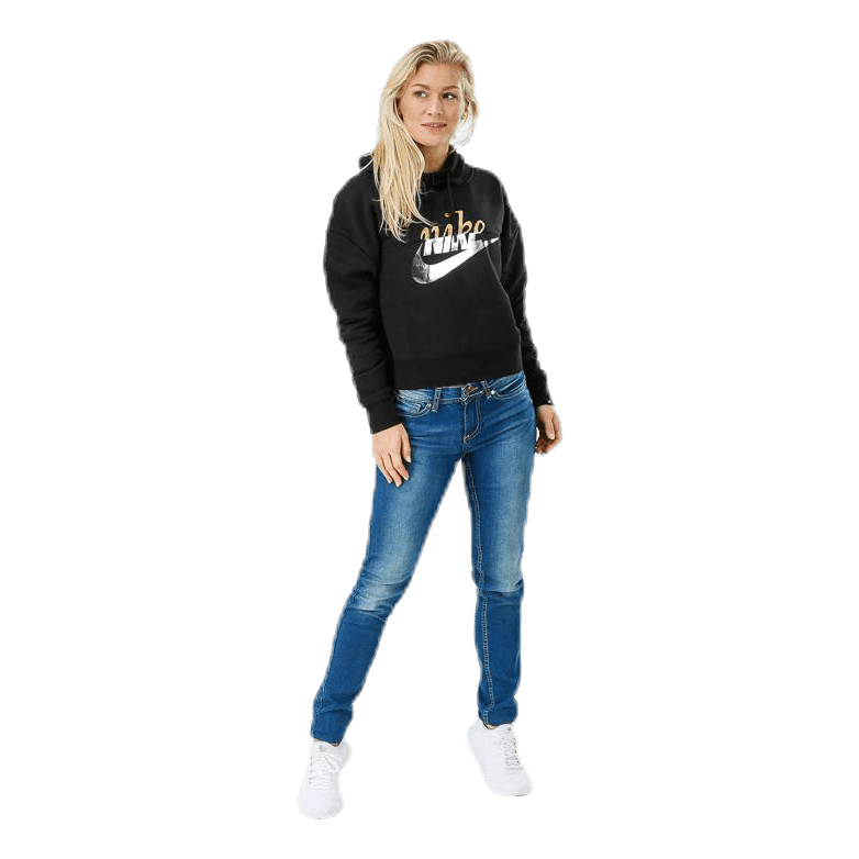 Nike Rally Metallic Hoodie Black Sportamore