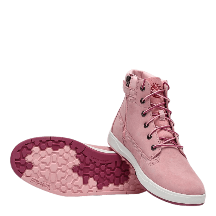 Davis Square 6" Nubuck Youth Pink