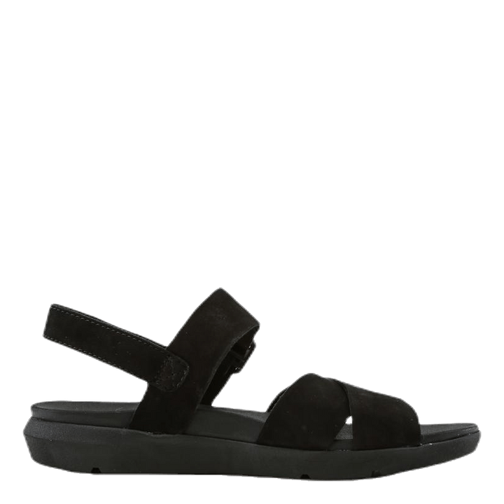 Wilesport Leather Sandal Black