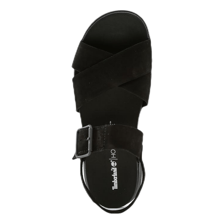 Wilesport Leather Sandal Black