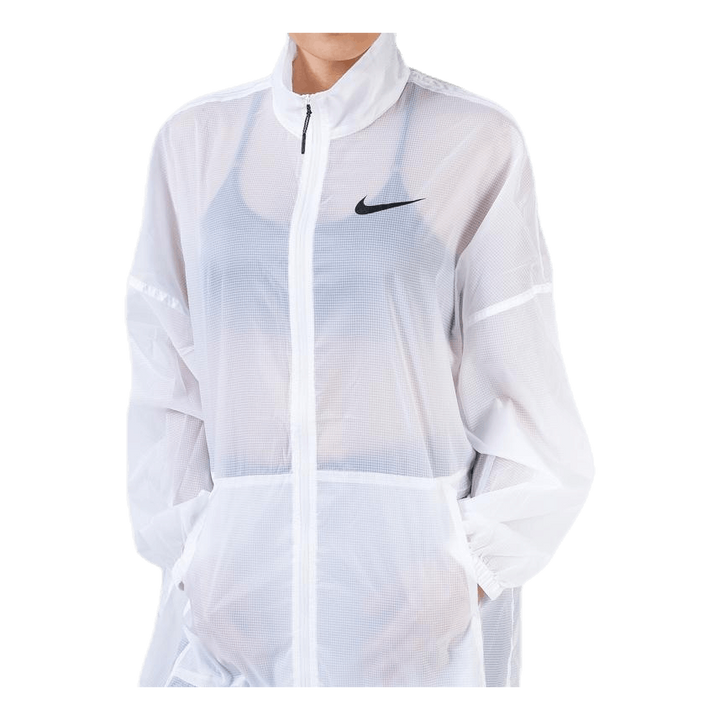 Swoosh Woven Jacket White/Black