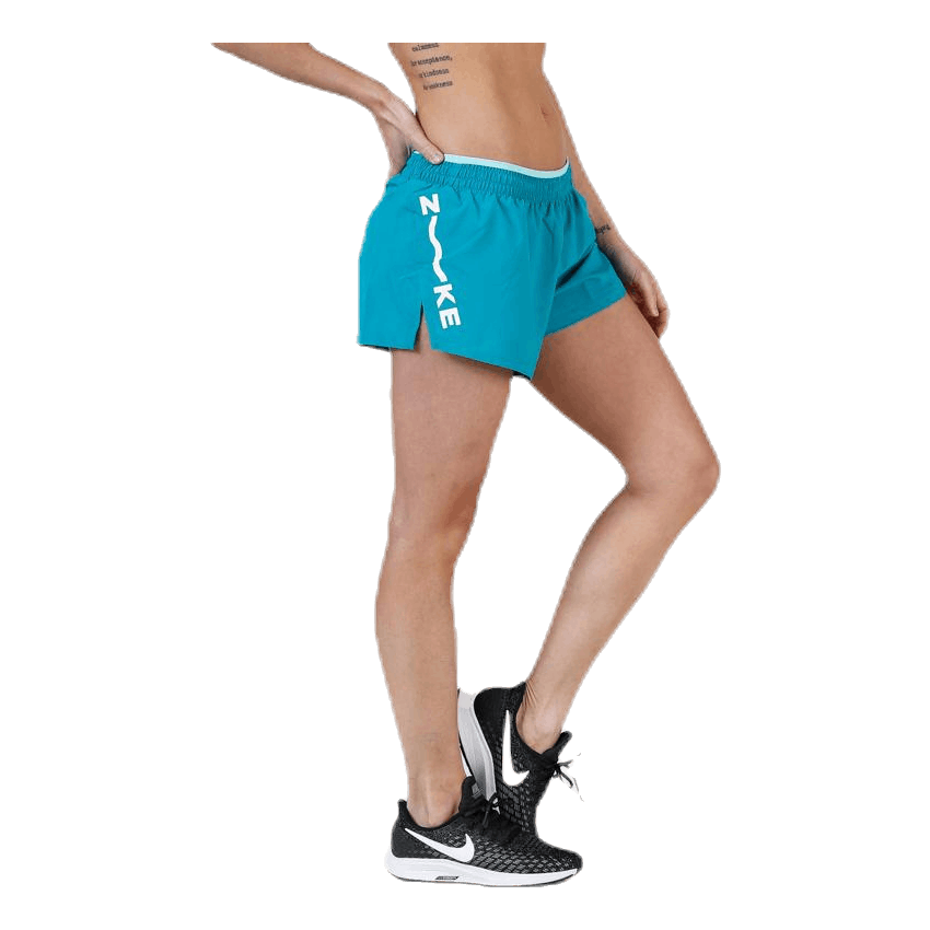 Elevate Track Short Blue Turquoise
