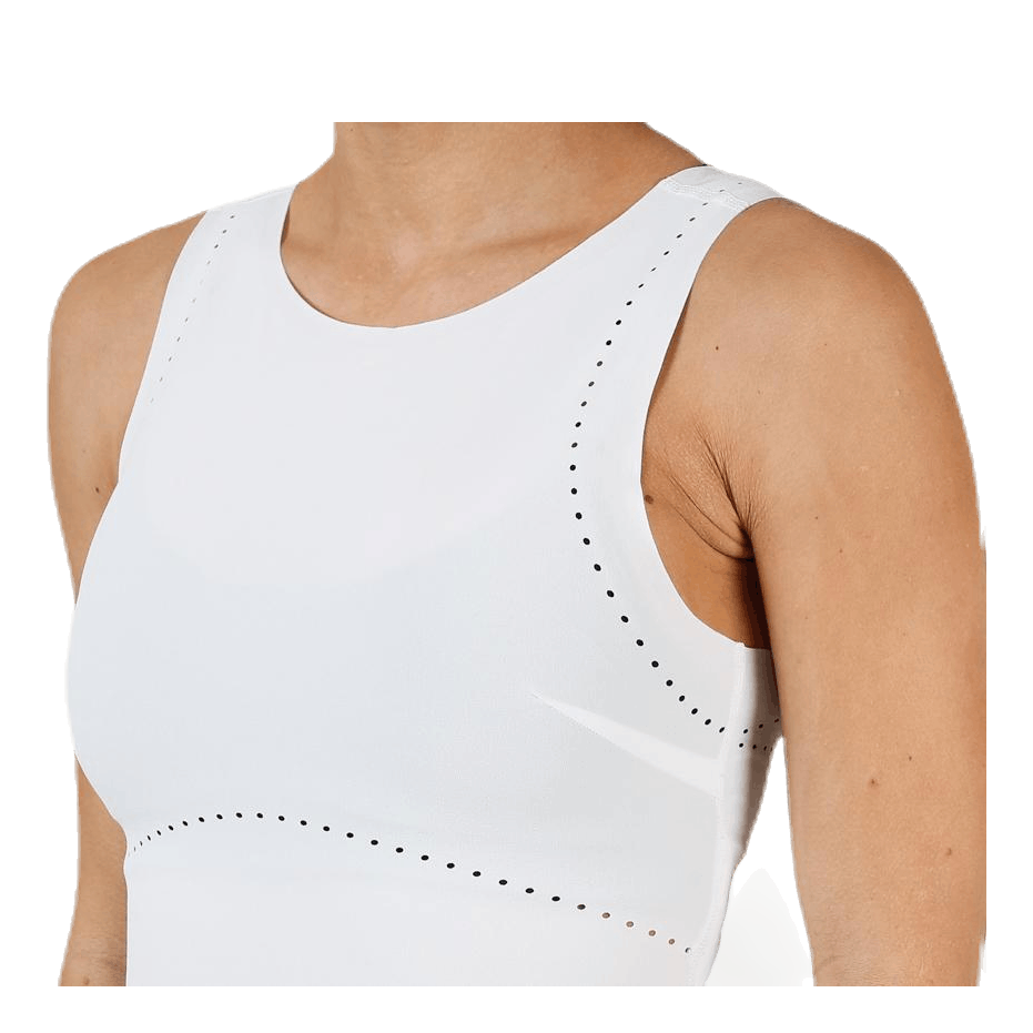 STR Woven Tank White/Black