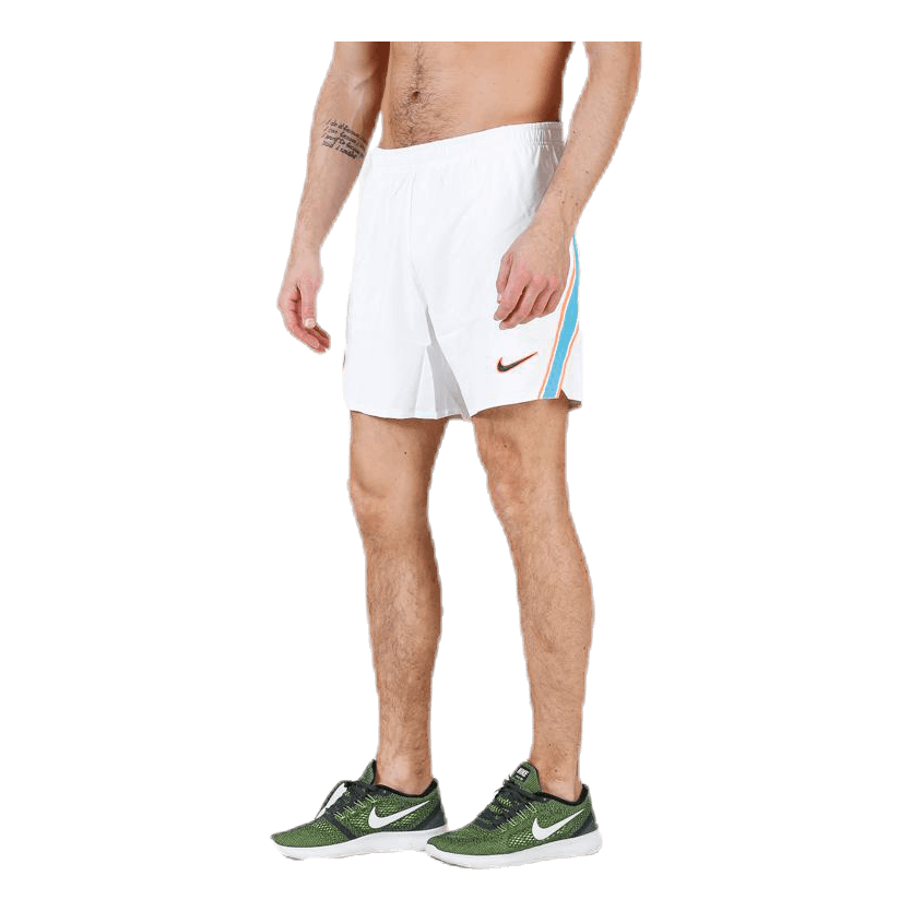 Rafa Flex Ace Short 7in Blue/White