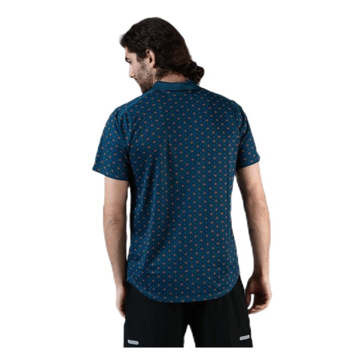 PS Polo Shirt Blue/Gold