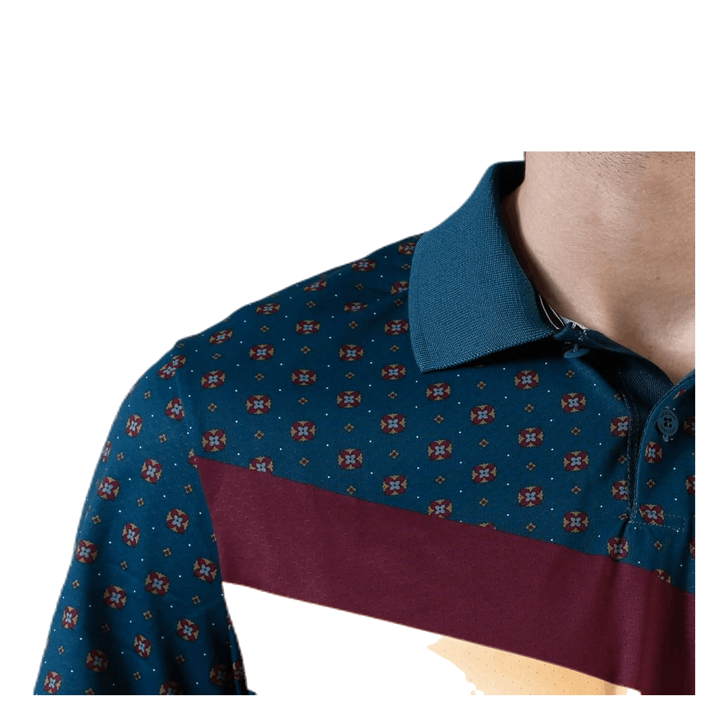 PS Polo Shirt Blue/Gold