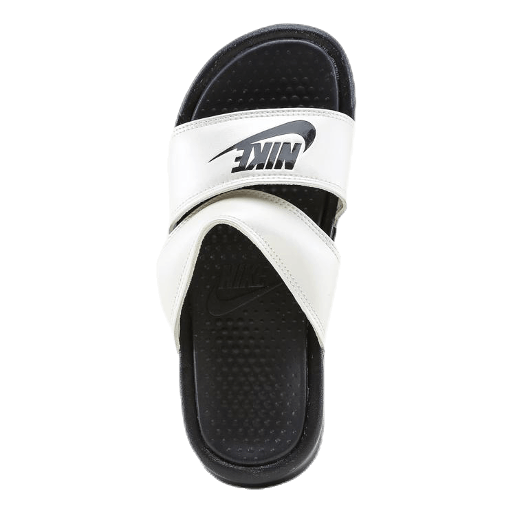 Nike benassi duo white on sale