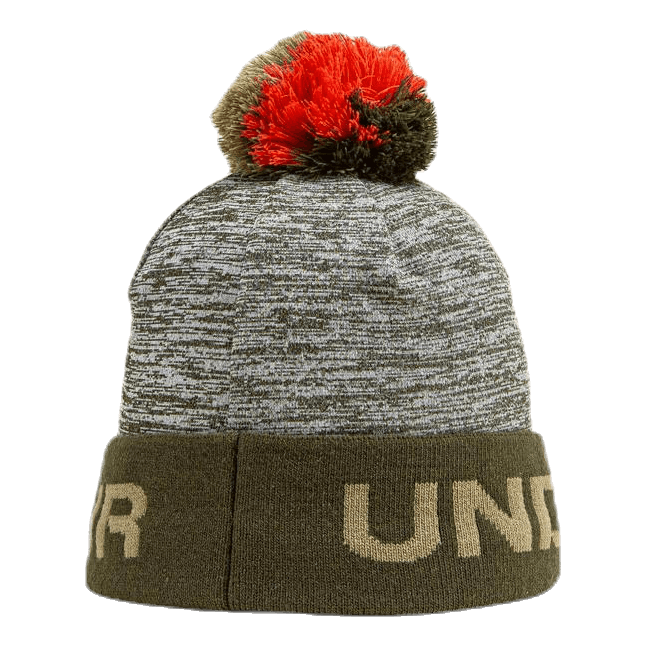 Game Time Pom Beanie Jr. Green