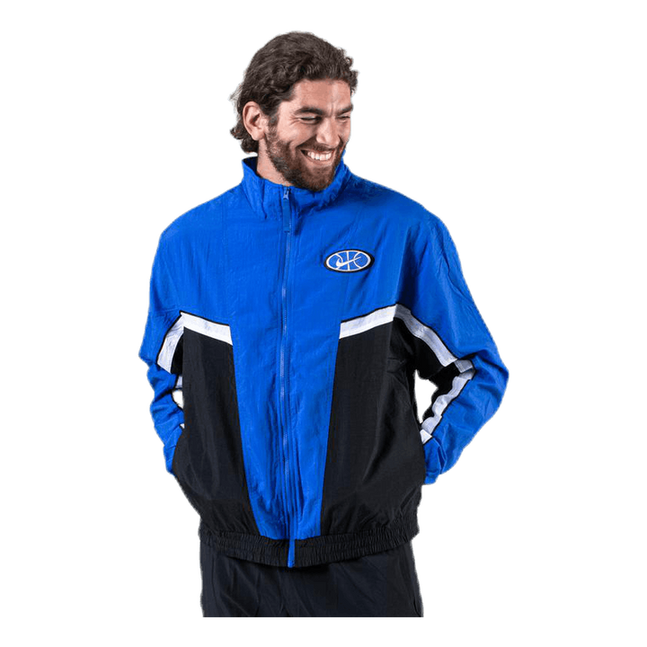 Woven Throwback Jacket Blue/Black