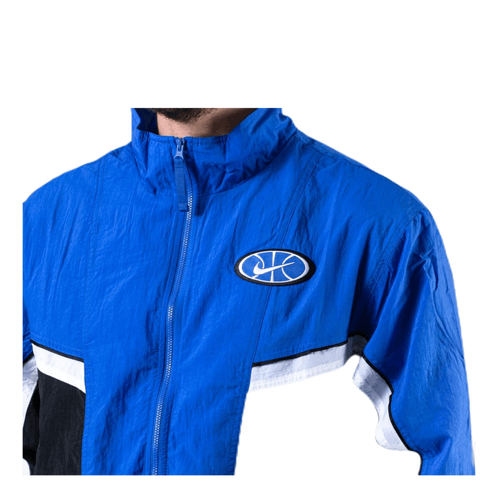 Woven Throwback Jacket Blue/Black